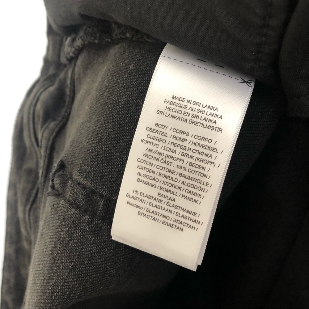 NWT Lauren Ralph Lauren Belted High-Rise Black Round Tapered Jean Size 16W - Picture 6 of 6